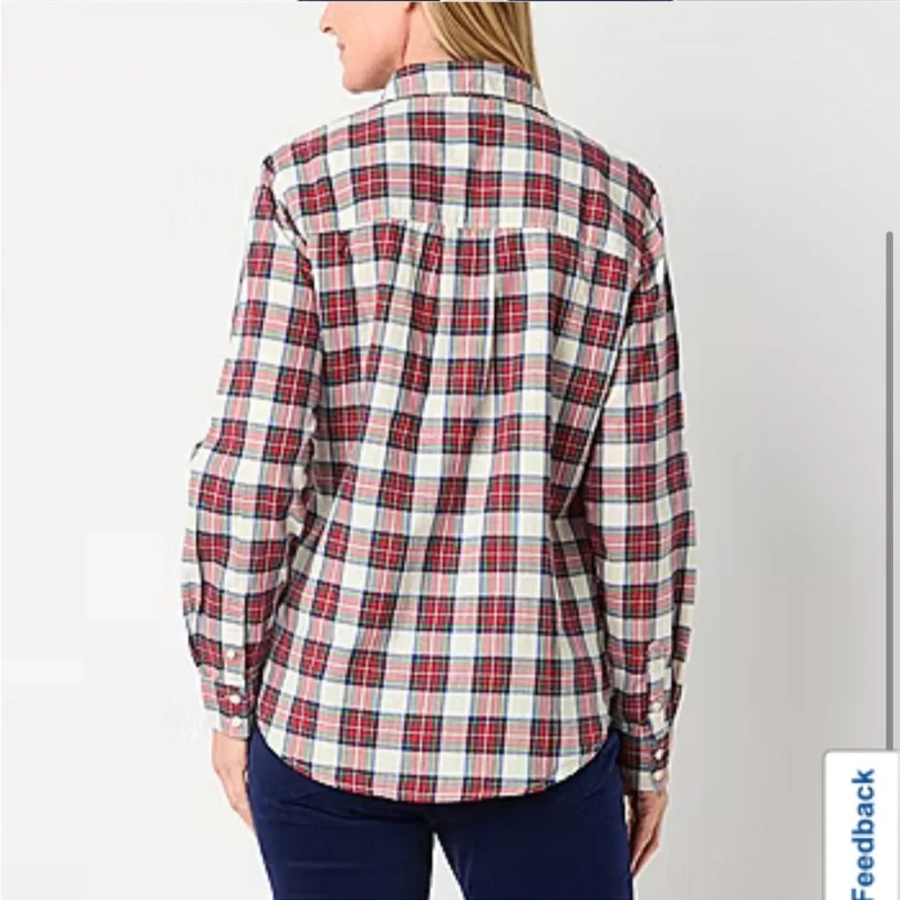 Plaid button down - Picture 2 of 3